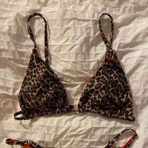 Leopard print bikini